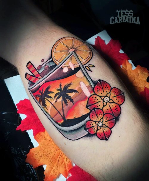 Feminine Tattoos For Women Cocktail