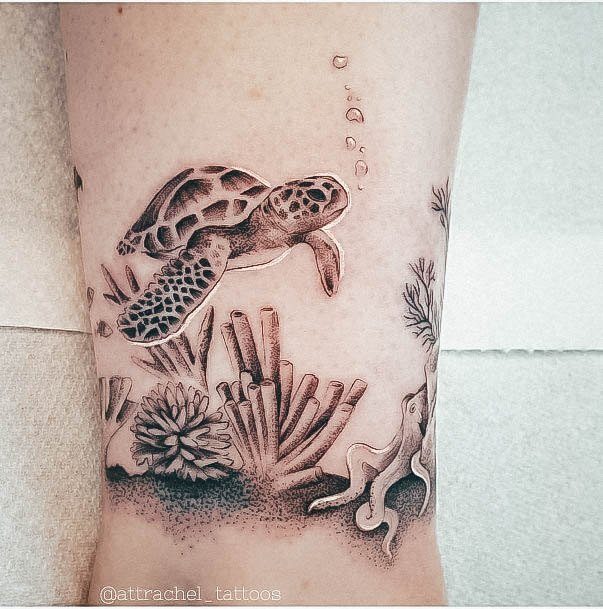 37 Coral Reef Tattoo Ideas Pretty Like The Ocean  Tattoo Glee