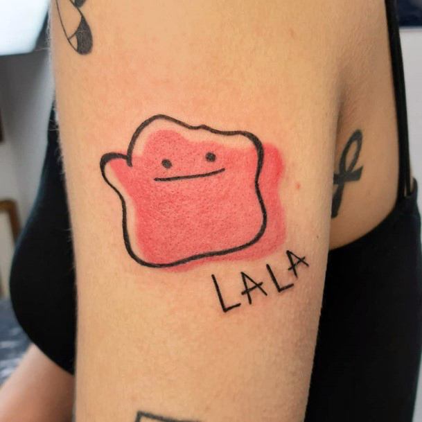 Top 100 Best Ditto Tattoos For Women Pokemon Design Ideas