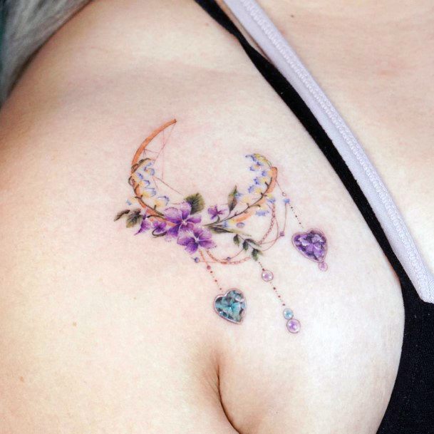 Feminine Tattoos For Women Emerald