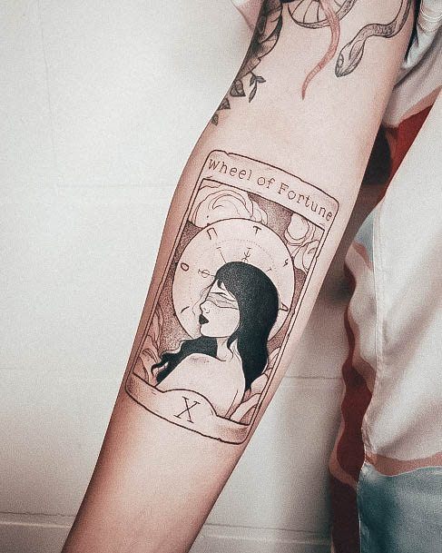 Feminine Tattoos For Women Fortune Teller