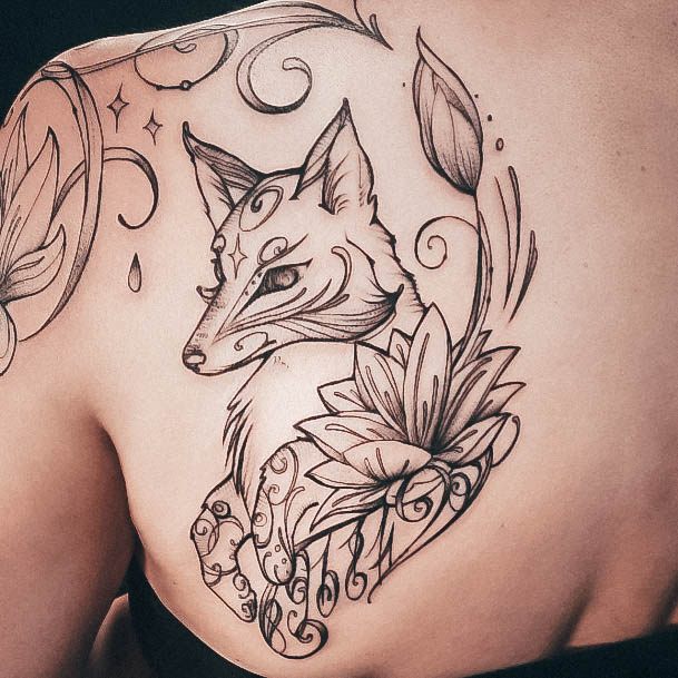 Feminine Tattoos For Women Fox