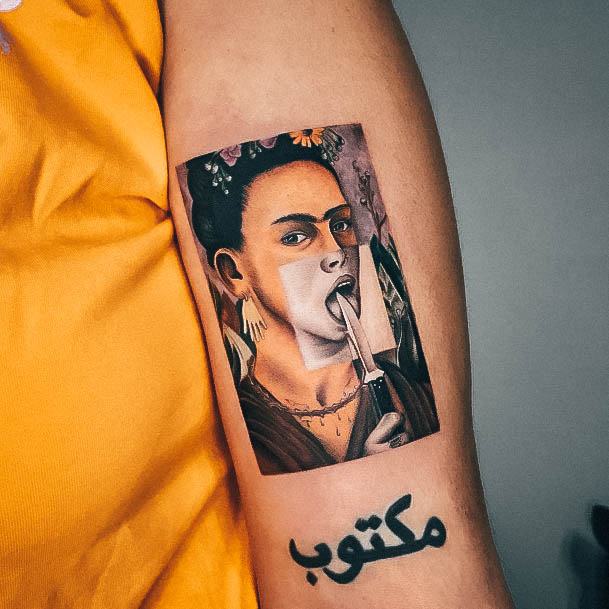 Feminine Tattoos For Women Frida