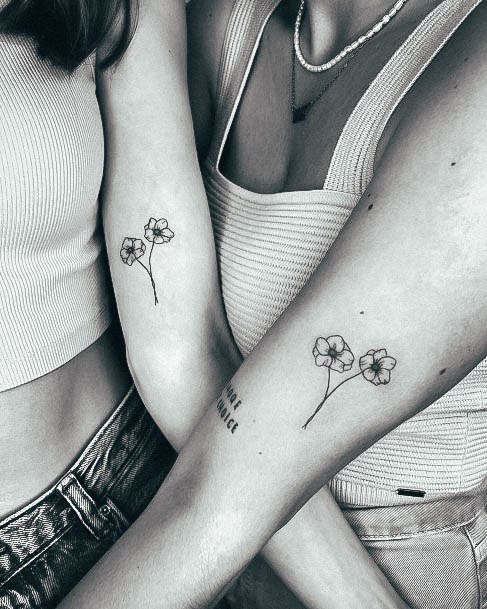 Feminine Tattoos For Women Friendship