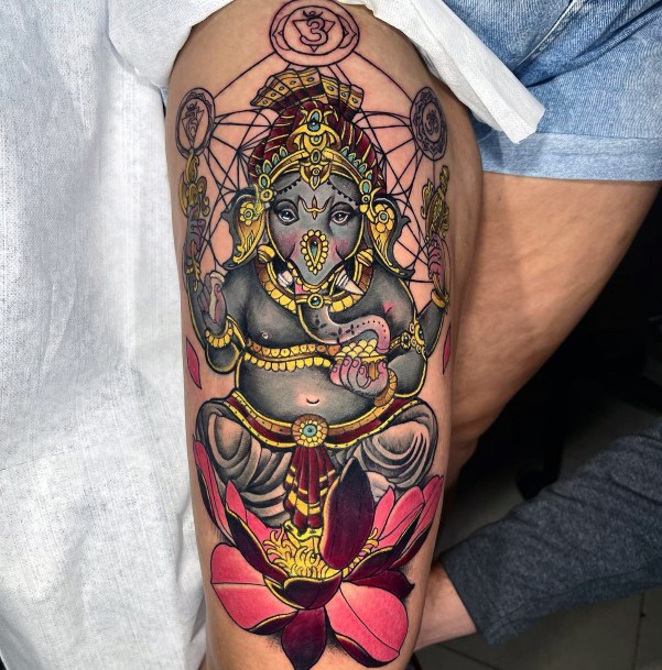 Feminine Tattoos For Women Ganesha