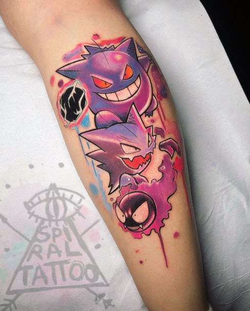 Feminine Tattoos For Women Gengar