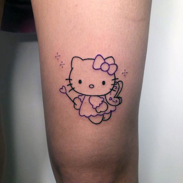 Feminine Tattoos For Women Hello Kitty