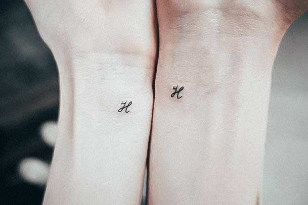 Feminine Tattoos For Women Initials