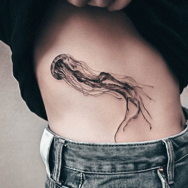 Feminine Tattoos For Women Jellyfish