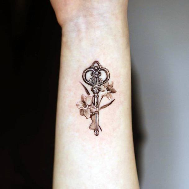 Feminine Tattoos For Women Key