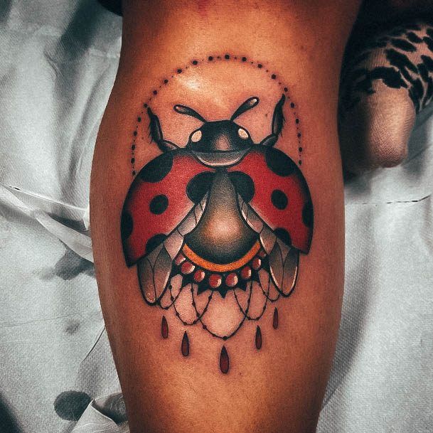 Feminine Tattoos For Women Ladybug