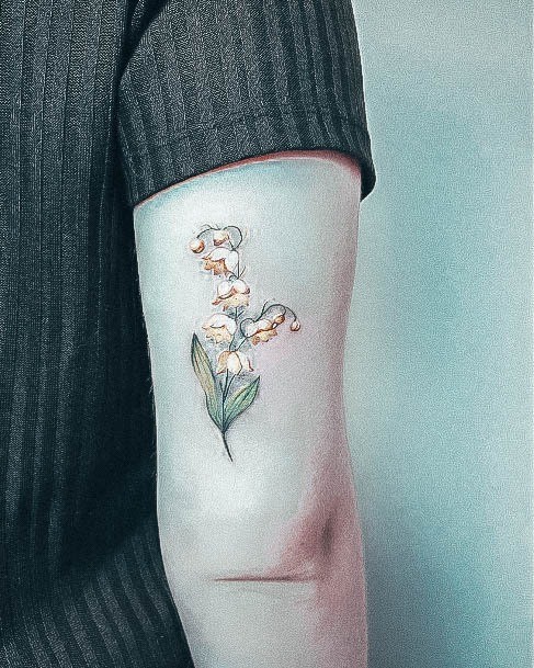 Feminine Tattoos For Women Lily Of The Valley