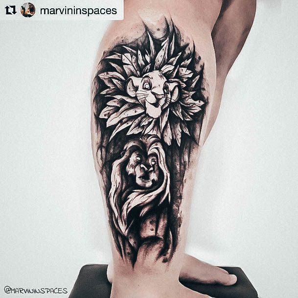 Feminine Tattoos For Women Lion King