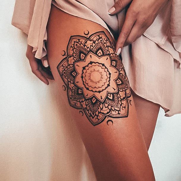 Feminine Tattoos For Women Mandala