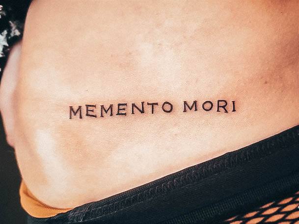 Feminine Tattoos For Women Memento Mori