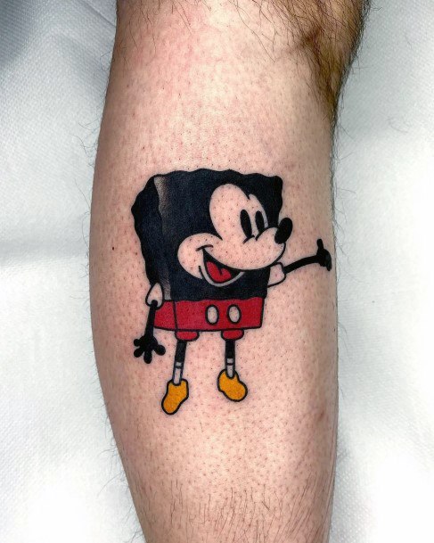 Feminine Tattoos For Women Mickey Mouse