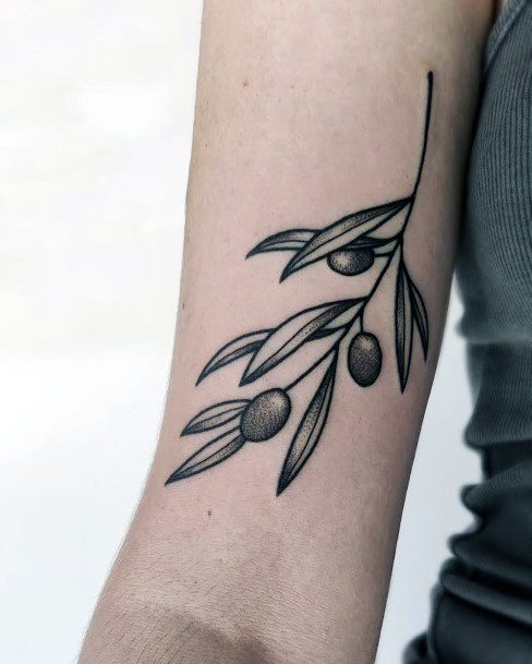 Feminine Tattoos For Women Olive Tree