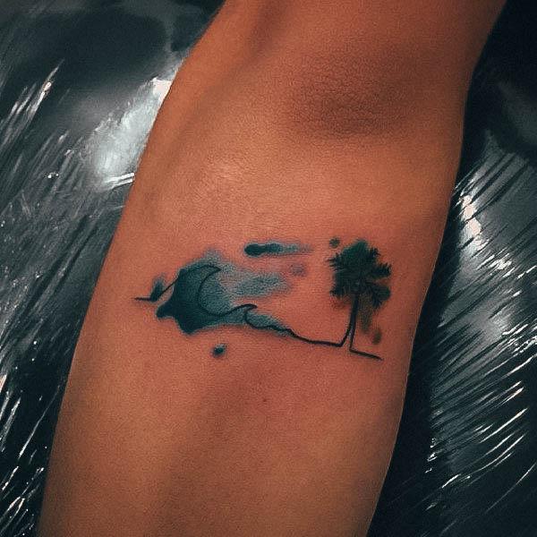 Feminine Tattoos For Women Palm Tree