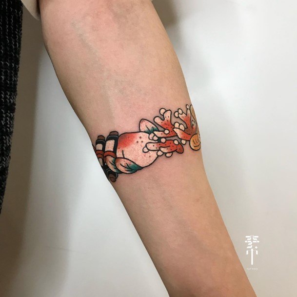 Feminine Tattoos For Women Peach