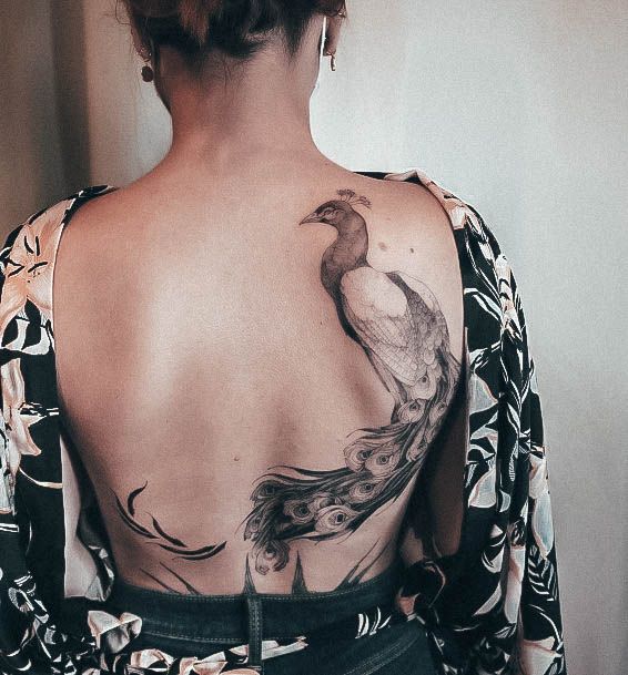 Feminine Tattoos For Women Peacock