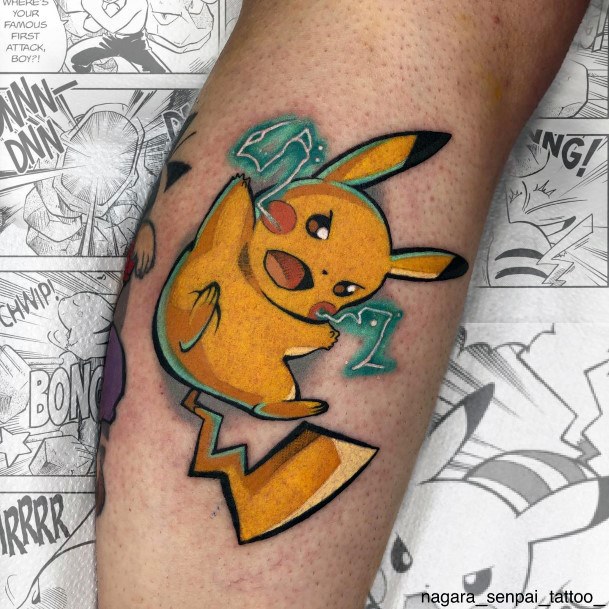 Feminine Tattoos For Women Pikachu