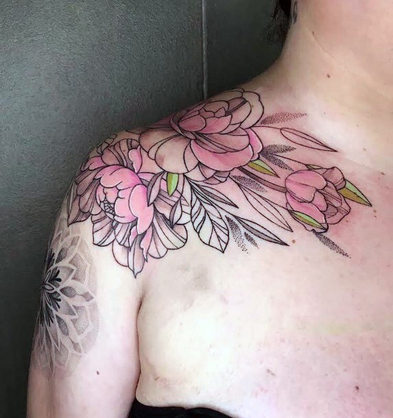 Feminine Tattoos For Women Pink