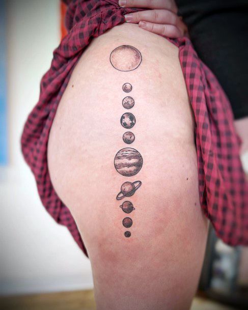 Feminine Tattoos For Women Pluto