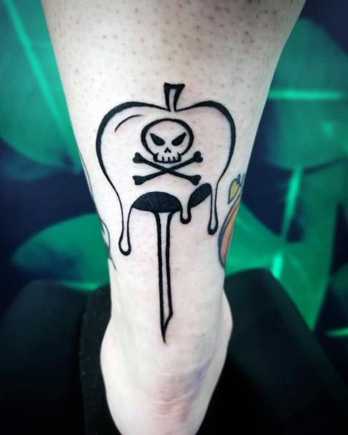 Feminine Tattoos For Women Poison Apple