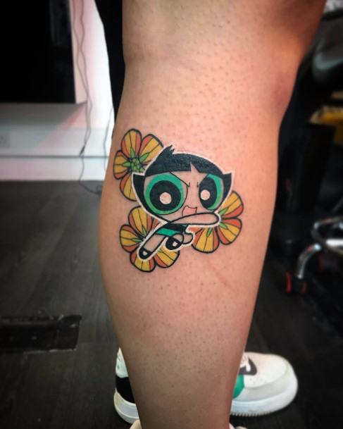 Feminine Tattoos For Women Powerpuff Girls Buttercup