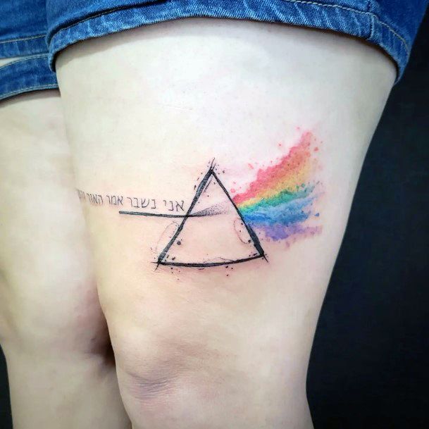 Feminine Tattoos For Women Rainbow