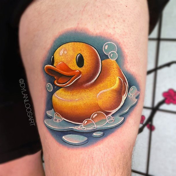 Feminine Tattoos For Women Rubber Duck