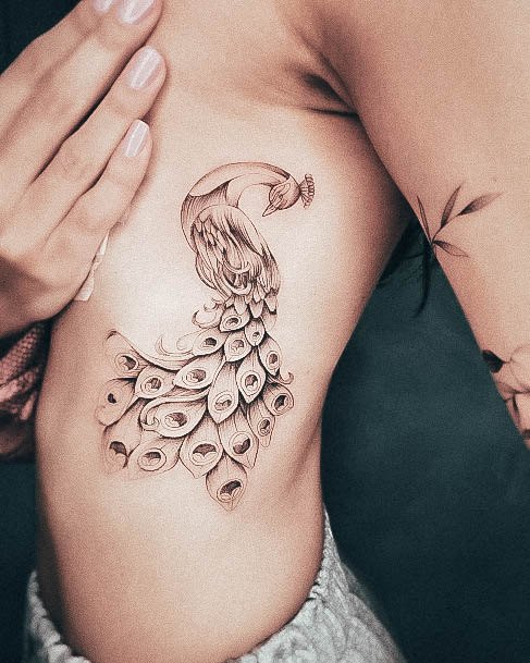 Feminine Tattoos For Women Side Boob