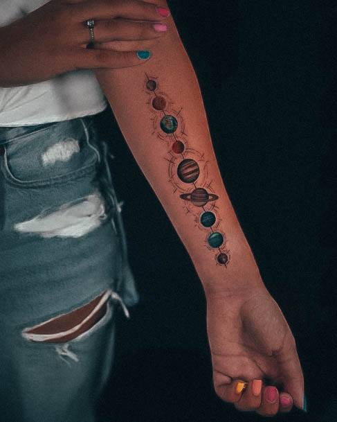 Feminine Tattoos For Women Solar