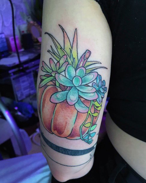 Feminine Tattoos For Women Succulent