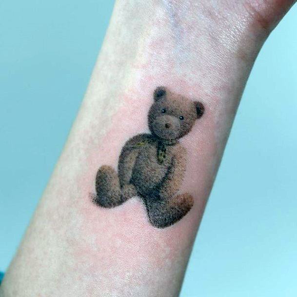 Feminine Tattoos For Women Teddy Bear