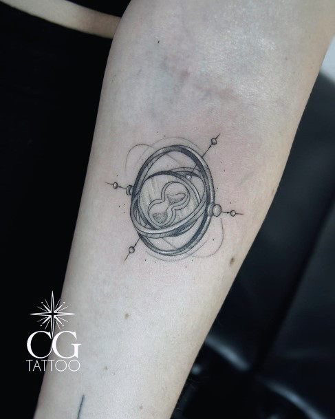 Feminine Tattoos For Women Time Turner