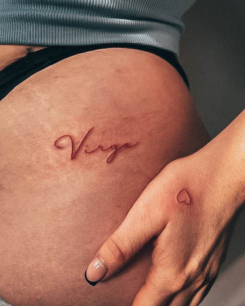 Feminine Tattoos For Women Virgo