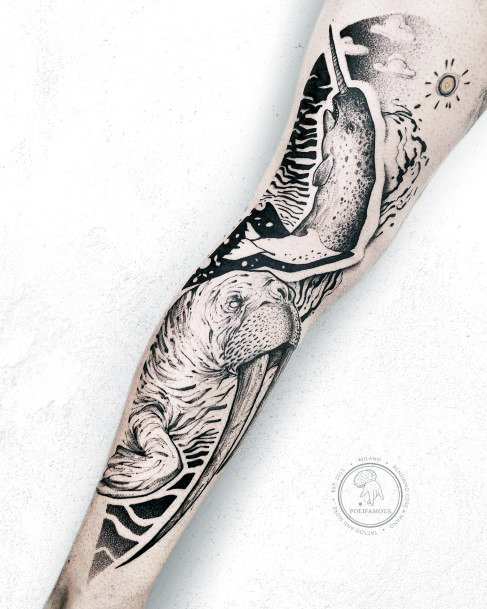 Feminine Tattoos For Women Walrus