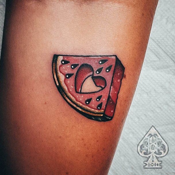 Feminine Tattoos For Women Watermelon