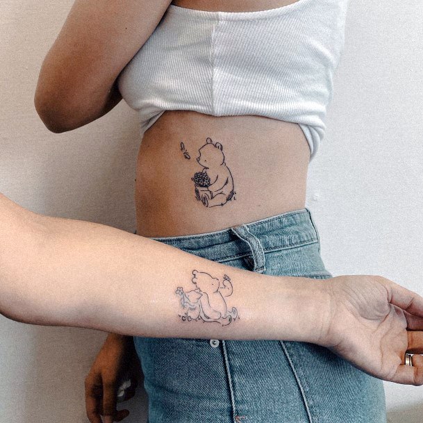 Feminine Tattoos For Women Winnie The Pooh