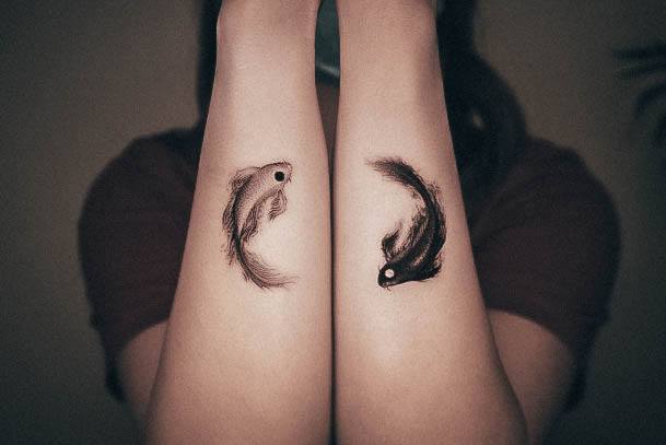 Feminine Tattoos For Women Yin Yang