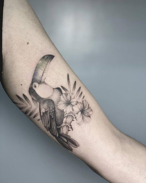 Feminine Toucan Tattoos Women