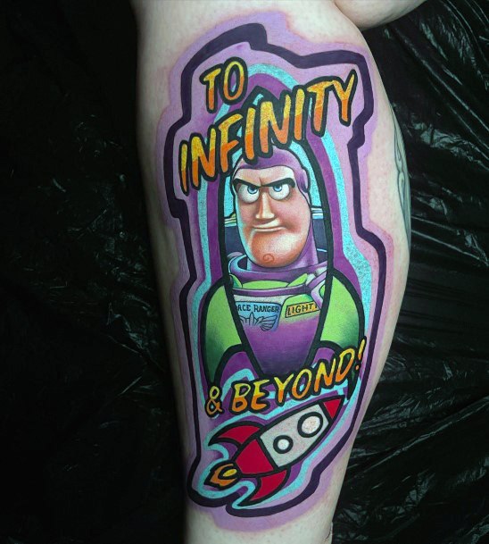 Feminine Toy Story Tattoo Designs For Women