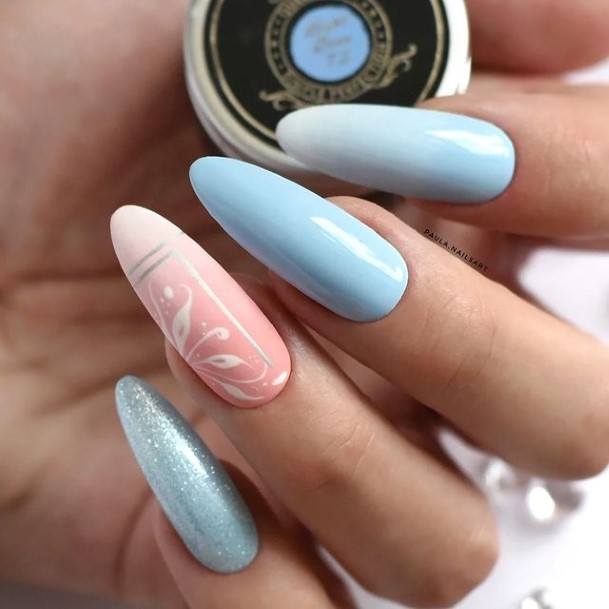 Feminine Unique Colors Nail Designs For Women