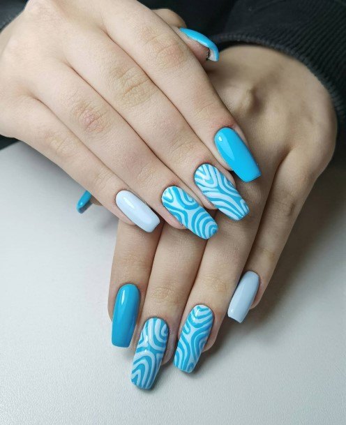 Feminine Womens Abstract Nail