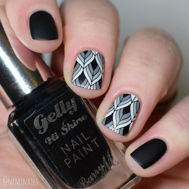 Feminine Womens Art Deco Nail