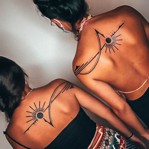 Feminine Womens Bff Tattoo