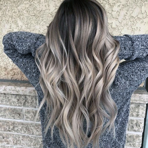 Feminine Womens Blonde Ombre Hairstyles