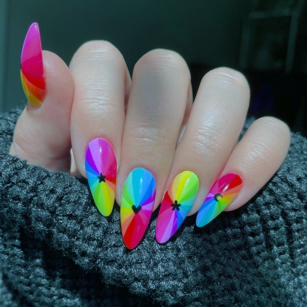 Feminine Womens Bright Summer Nail