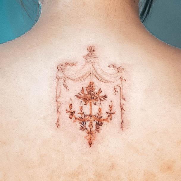 Feminine Womens Chandelier Tattoo